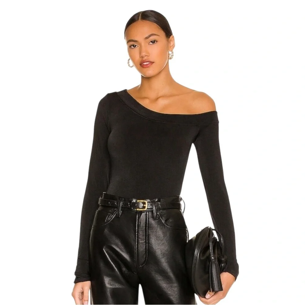 Intimately Free People That Hot Black Off Shoulder Bodysuit NWT Sz L